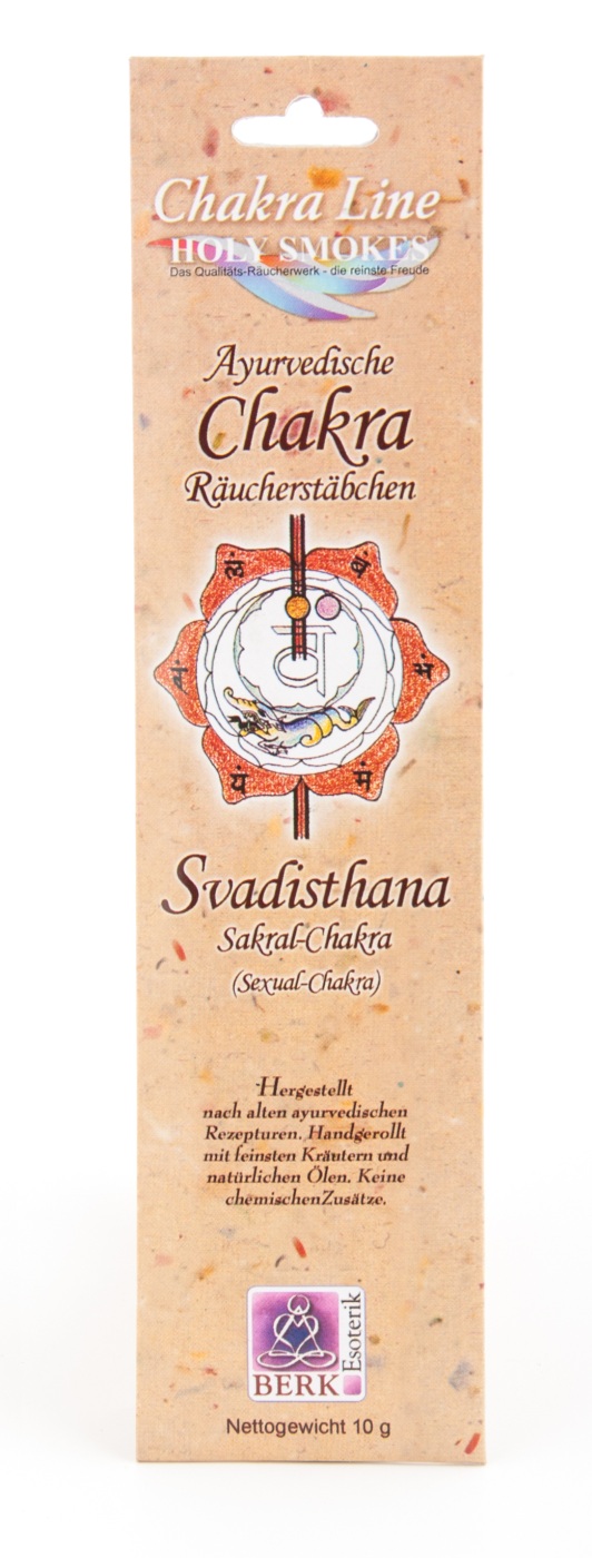 Sakral-Chakra (Svadisthana) - Chakra Line 1 Räucherstäbchen Sakral-Chakra