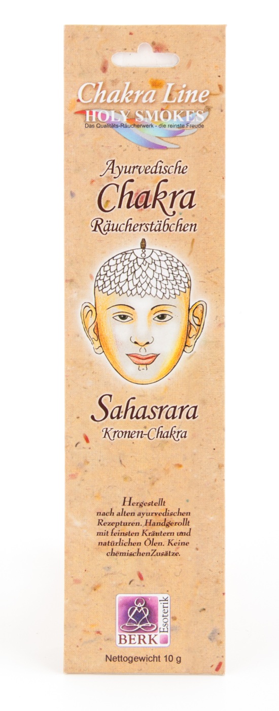 Kronen-Chakra (Sahasrara) - Chakra Line 1 Räucherstäbchen Kronen-Chakra