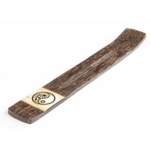 Yin Yang Holzhalter Africa Style – Räucherstäbchenhalter